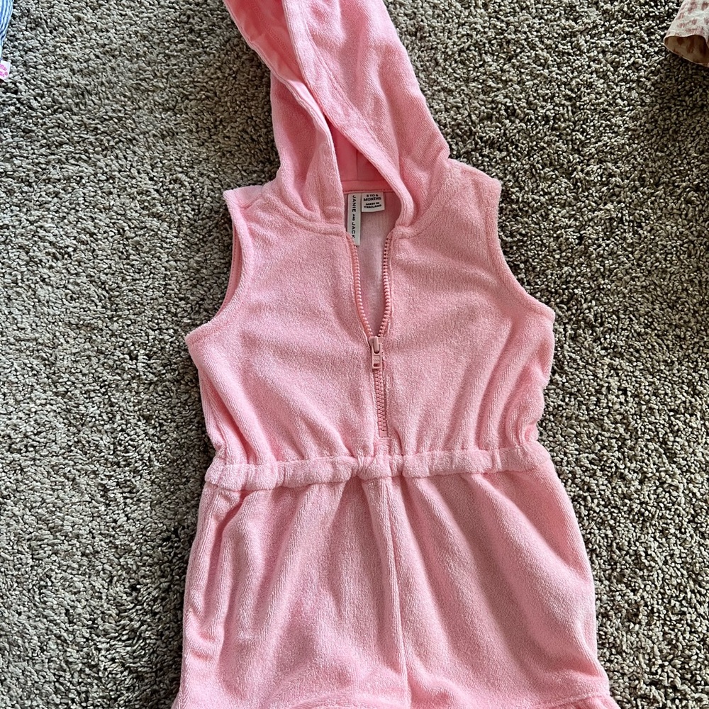 Hooded Terry Swim Coverup Janie and Jack 3-6M